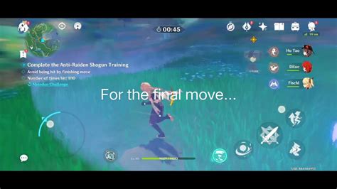 raiden shogun training final move.